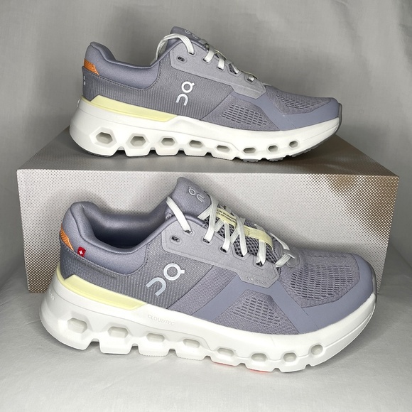 On Cloudrunner 2 Running Shoes Size 8.5 Lilac and Ivory - Picture 2 of 10